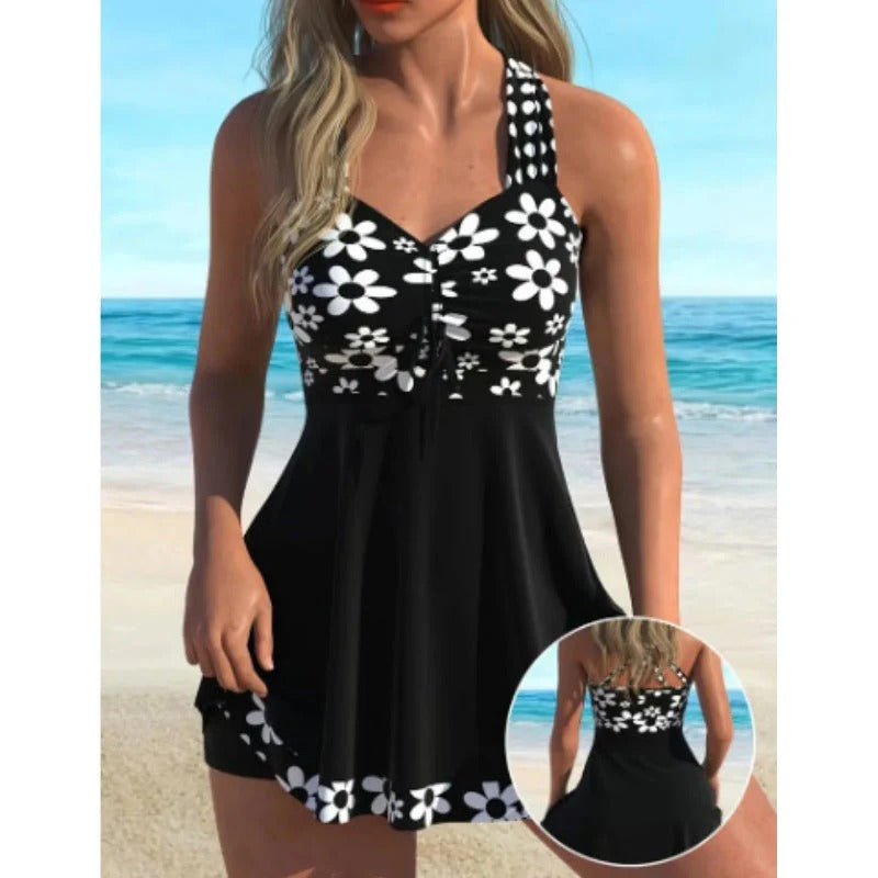 🏖️👙 【50 % POPUST】🌴【S–6XL】Nove elegantne potiskane kopalke za močnejše postave – seksi, modne in udobne