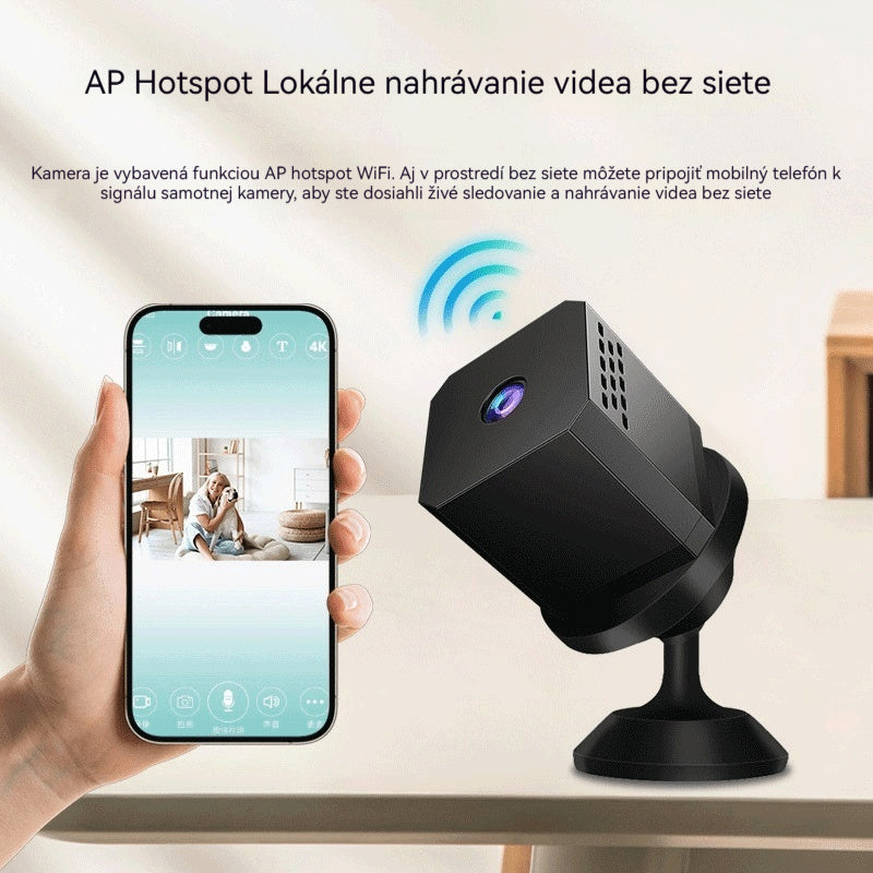 🏠📹🕵️【Priame zníženie ceny o 25 €】🔥Malá štvorcová kamera, HD inteligentná kamera, bezdrôtový diaľkový domácí dohľad s podporou WiFi