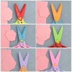 🥰【6 komada - 6 različitih oblika】Samo 23 eura✂️🌈Sigurnosne škare za djecu (za DIY konstrukcije)
