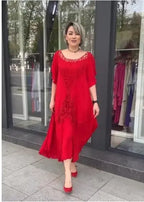🔥【Časovo obmedzená ponuka – špeciálna zľava!】❤️【S-5XL】nové šaty, plus size, pohodlné a voľné🔥Vynikajúca kvalita👌Perfektne sedia všetkým typom postavy👌