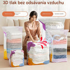 🧳💨【5 kusov za 27 eur】 Veľké, stlačiteľné vákuové úložné vrecko: nevyžaduje pumpičku, je nepriepustné a ideálne na úsporu miesta v kufri a doma ✈️