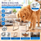🎃 Halloween specijal: Pola cijene! 🥣 Ergonomska zdjela za hranjenje s nagibom od 15°