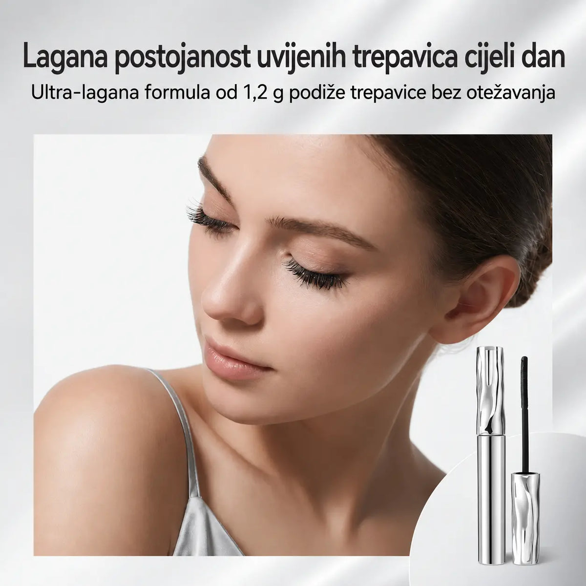 ✨POSLJEDNJI DAN! KUPITE 1, DOBIJETE 1 GRATIS!!✨ Vrhunska vodootporna i otporna na znoj maskara za produživanje i uvijanje trepavica! 👁️