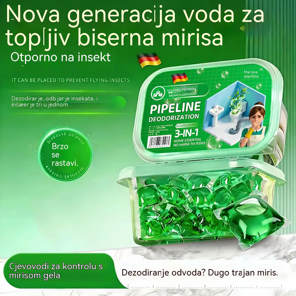 3 pakiranja (150 tableta) za 23 € – 🔥🎉 Razgrabljene su! Kupilo ih je 30.000 ljudi 🎉 Bio-enzimske kapsule za uklanjanje neugodnih mirisa iz odvoda