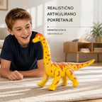 🦕  Brachiosaurus električni hodajući: igračka dinosaurusa s pokretom, zvučnim efektima i očima s LED svjetlima.