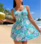 🏖️👙 【50 % POPUST】🌴【S–6XL】Nove elegantne potiskane kopalke za močnejše postave – seksi, modne in udobne