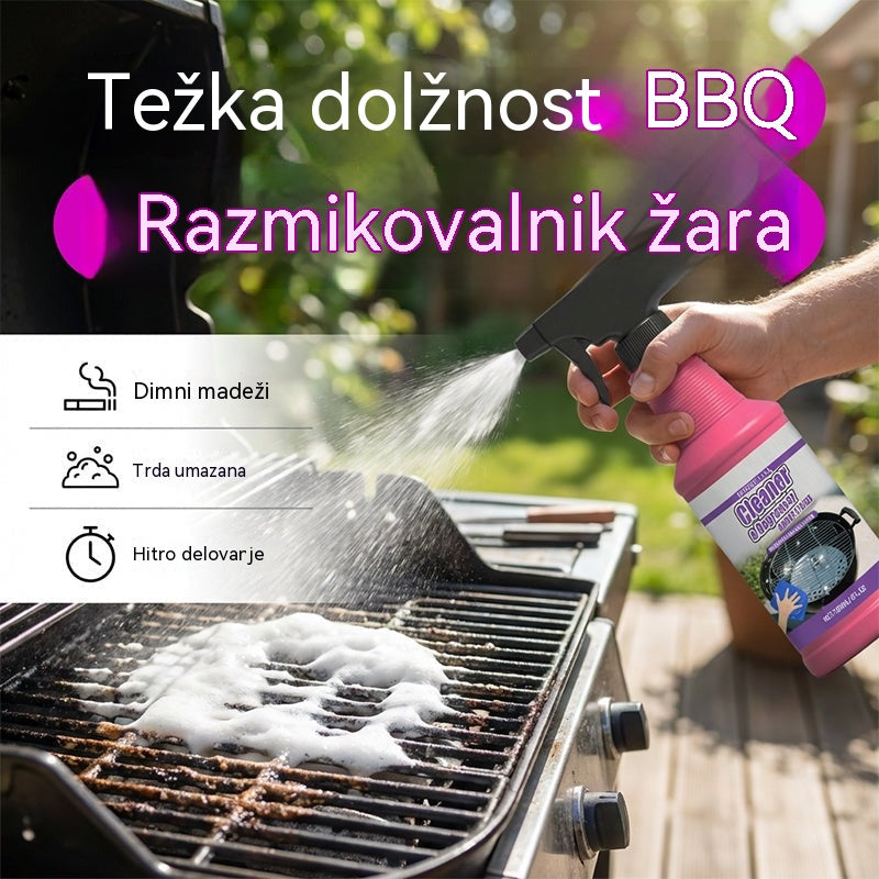 【3 bočice】💦Sredstvo za čišćenje roštilja, sredstvo za čišćenje roštilja i tava za uklanjanje zagorenih i masnih mrlja, otapalo za tvrdokorne mrlje od ulja.