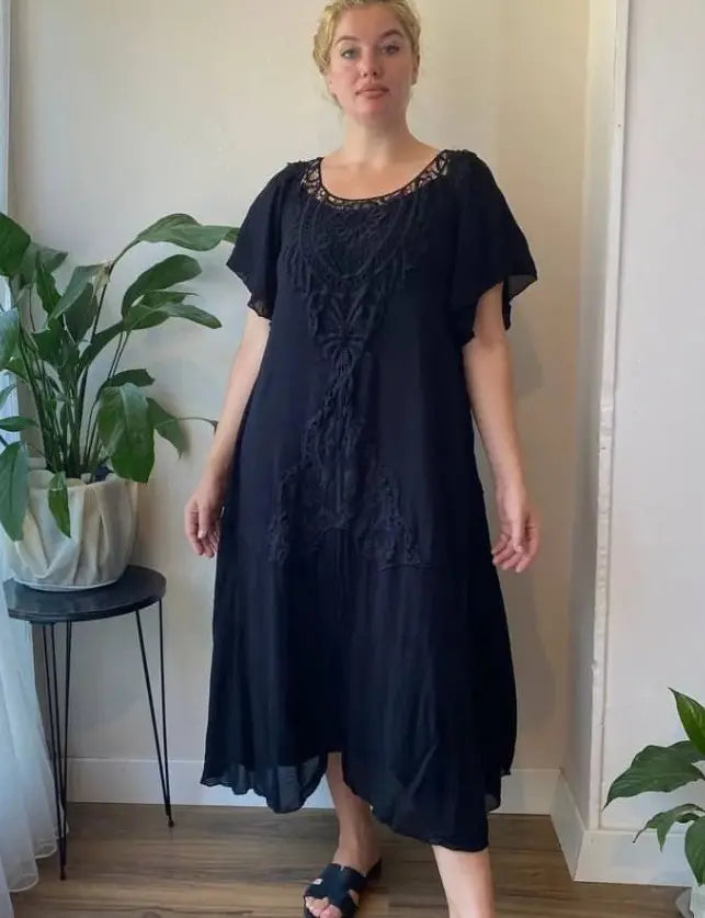 🔥【Časovo obmedzená ponuka – špeciálna zľava!】❤️【S-5XL】nové šaty, plus size, pohodlné a voľné🔥Vynikajúca kvalita👌Perfektne sedia všetkým typom postavy👌