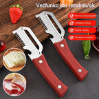 ✅Kupite enega in dobite enega brezplačno (2 artikla) 🧅🔪 Večnamenski kuhinjski lupilec 3 v 1: lupi, reže in odpira steklenice! 🔥