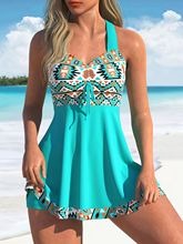 🏖️👙 【50 % ZĽAVA】🌴【S–6XL】Nové elegantné plavky s potlačou pre plnšie postavy – sexi, módne a pohodlné
