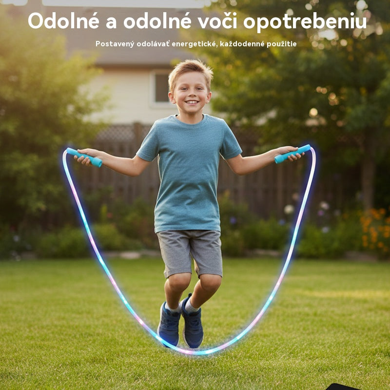 🏃【Kupite 1, dobite 1 gratis】🌈 LED svetleča kolebnica za otroke