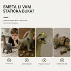 🦕  Brachiosaurus električni hodajući: igračka dinosaurusa s pokretom, zvučnim efektima i očima s LED svjetlima.