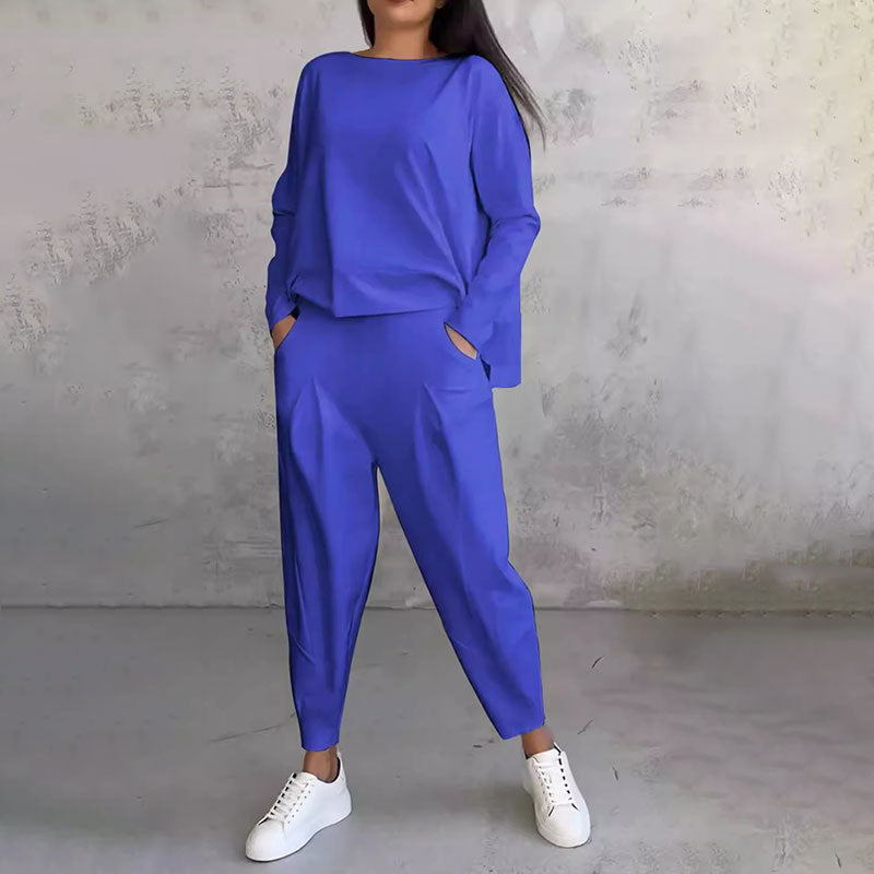 【S–5XL】Novi model za proljeće/jesen 2026 – jednostavan pamučni komplet (gornji i donji dio)