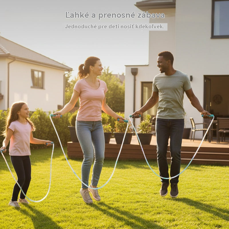 🏃【Kupite 1, dobite 1 gratis】🌈 LED svetleča kolebnica za otroke