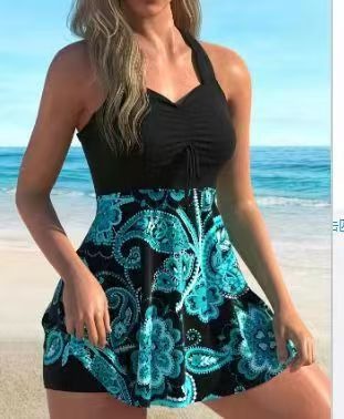 🏖️👙 【50 % POPUST】🌴【S–6XL】Nove elegantne potiskane kopalke za močnejše postave – seksi, modne in udobne