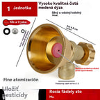 🔥💦Nastaviteľná mosadzná zavlažovacia tryska pre poľnohospodársky postrekovač 🌾