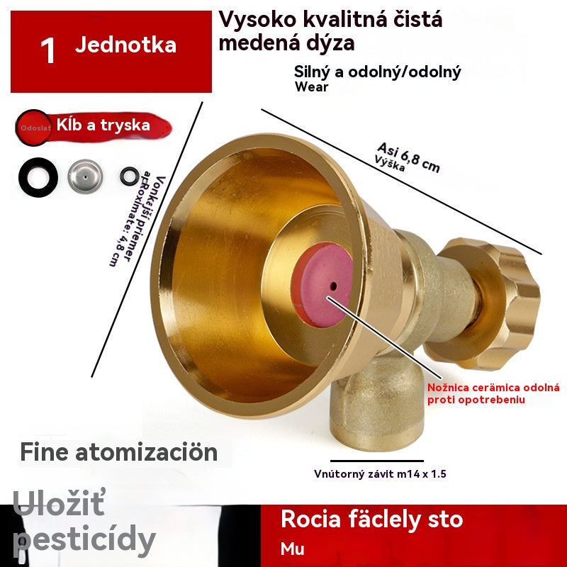 🔥💦Nastaviteľná mosadzná zavlažovacia tryska pre poľnohospodársky postrekovač 🌾