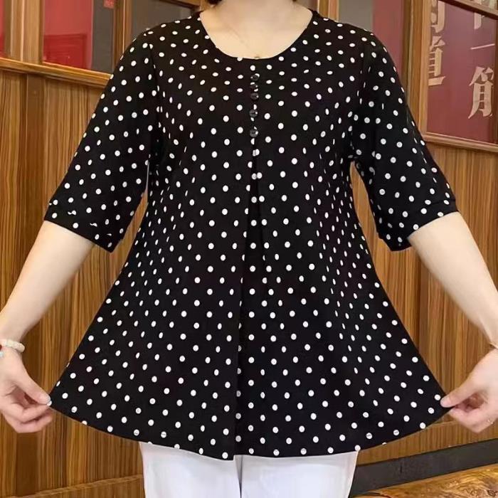 【L-5XL】Nova poletna majica s pikčastim potiskom 2026